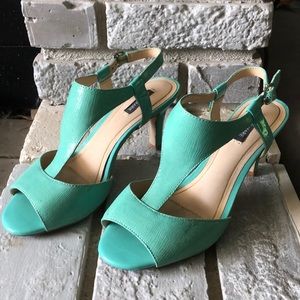 Teal heels